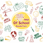 100 Days of School Font - Featured Image
