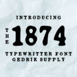 1874 Font - Featured Image