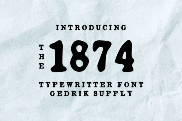 1874 Font - Featured Image