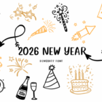 2026 New Year Font - Featured Image