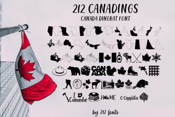 212 Canadings Font - Featured Image
