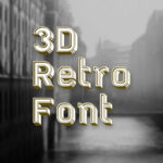 3d Retro Font - Featured Image