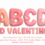 3d Valentine Font - Featured Image