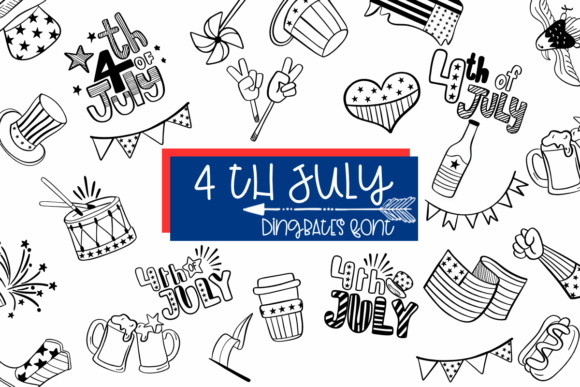 4th July Font Font - Featured Image