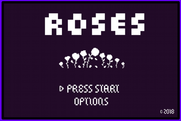 8 Bit Roses Font - Featured Image