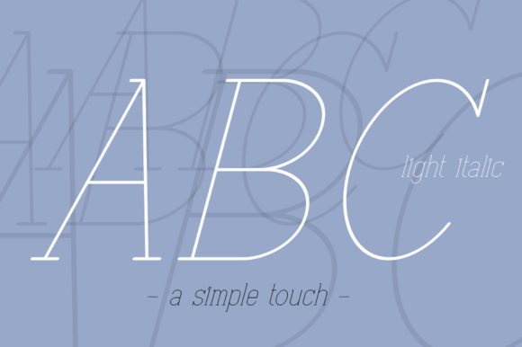 ABC Light Italic Font - Featured Image