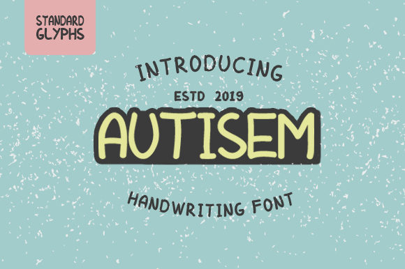 AUTISEM Font - Featured Image