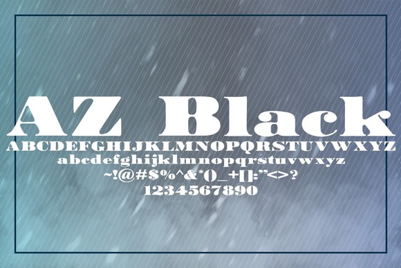 AZ Black Font - Featured Image