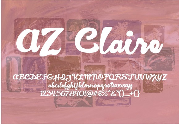 AZ Claire Font - Featured Image