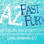 AZ Fast Fury Font - Featured Image