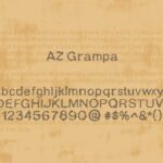 AZ Grampa Font - Featured Image