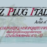 AZ Plug Italic Font - Featured Image