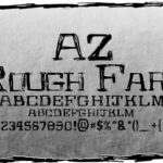 AZ Rough Fart Font - Featured Image