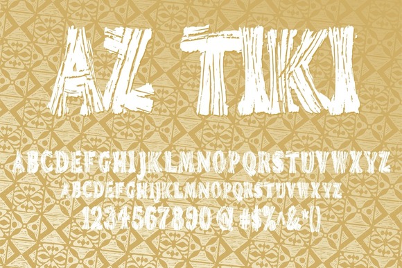 AZ Tiki Font - Featured Image
