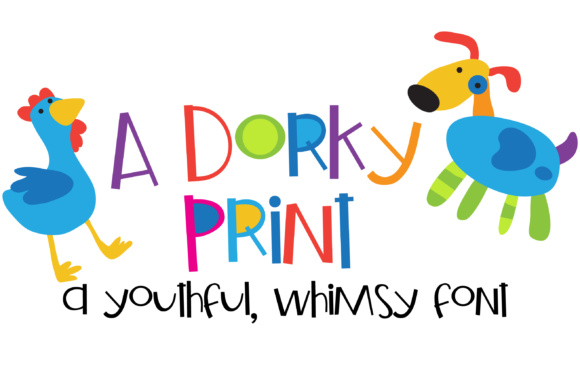A Dorky Print Font - Featured Image