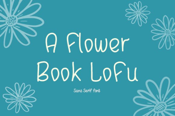 A Flower Book Lofu Font - Featured Image