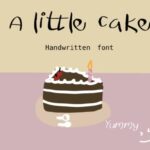 A Little Cake Font - Featured Image