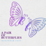 A Pair of Butterflies Font - Featured Image