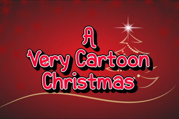A Very Cartoon Christmas Font - Featured Image