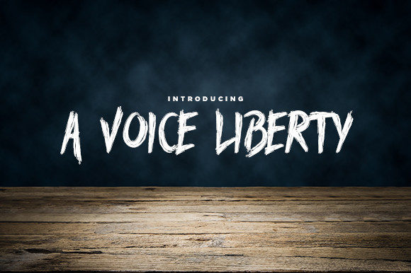 A Voice Liberty Font - Featured Image