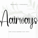 Aairways Font - Featured Image