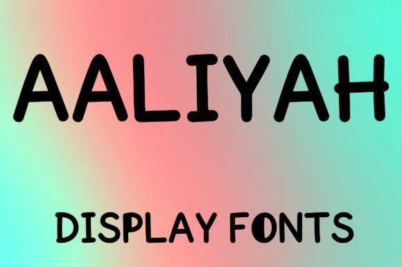 Aaliyah Font - Featured Image