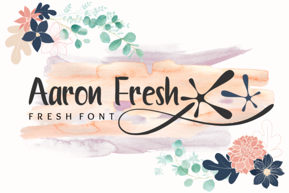 Aaron Fresh Font - Featured Image