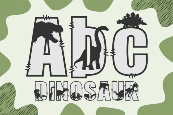 Ab Dinosaur Duo Font - Featured Image
