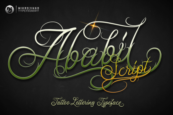 Ababil Script Full Font - Featured Image