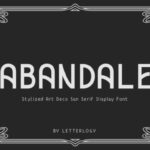 Abandale Font - Featured Image