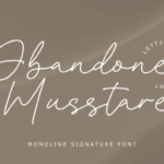 Abandone Musstare Font - Featured Image