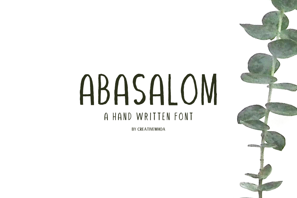 Abasalom Font - Featured Image