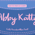 Abby Katty Font - Featured Image