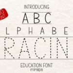 Abc Alphabet Tracing Font - Featured Image