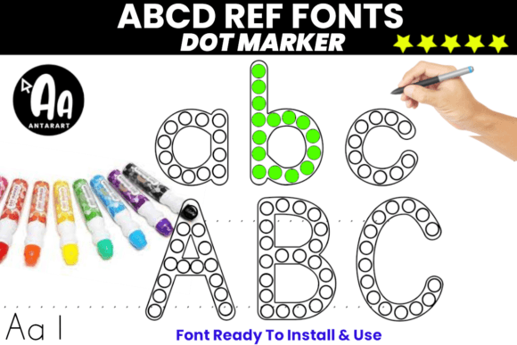 Abc Dot Marker Font - Featured Image