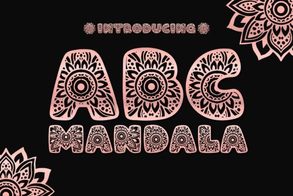 Abc Mandala Font - Featured Image