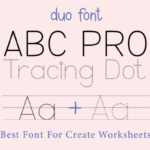 Abc Pro Tracing Dot Font - Featured Image