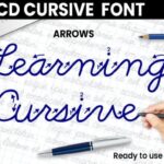 Abcd Cursive Arrows Font - Featured Image