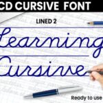 Abcd Cursive Lined2 Font - Featured Image