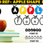 Abcd Ref Apple Shape1 Font - Featured Image