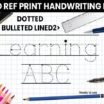 Abcd Ref Dotted Bulleted Lined2 Font - Featured Image