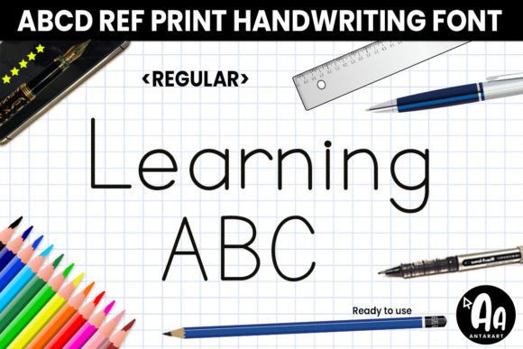 Abcd Ref Regular Font - Featured Image
