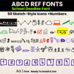 Abcd Ref School Icons Font - Featured Image