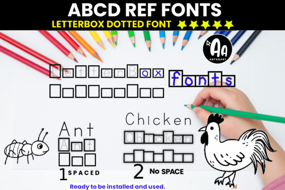 Abcd Ref Shape Boxes  Font - Featured Image
