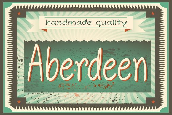 Aberdeen Font - Featured Image