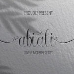 Abiali Font - Featured Image