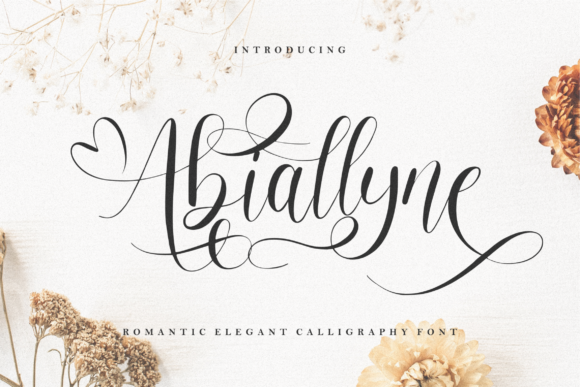 Abiallyne Font - Featured Image