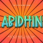 Abidhin Font - Featured Image