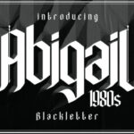 AbigaiL1980s Font - Featured Image