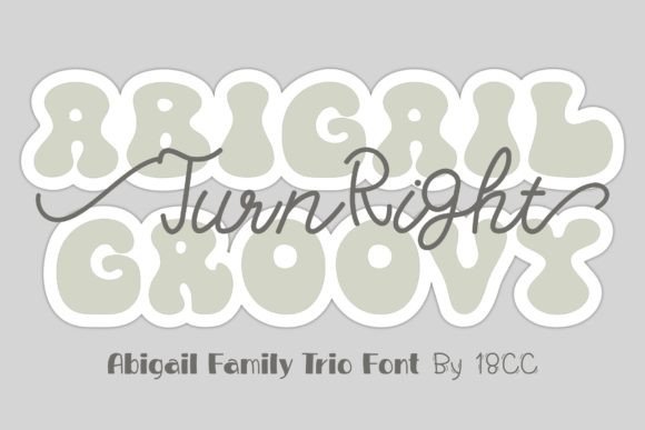 Abigail Groovy Font - Featured Image